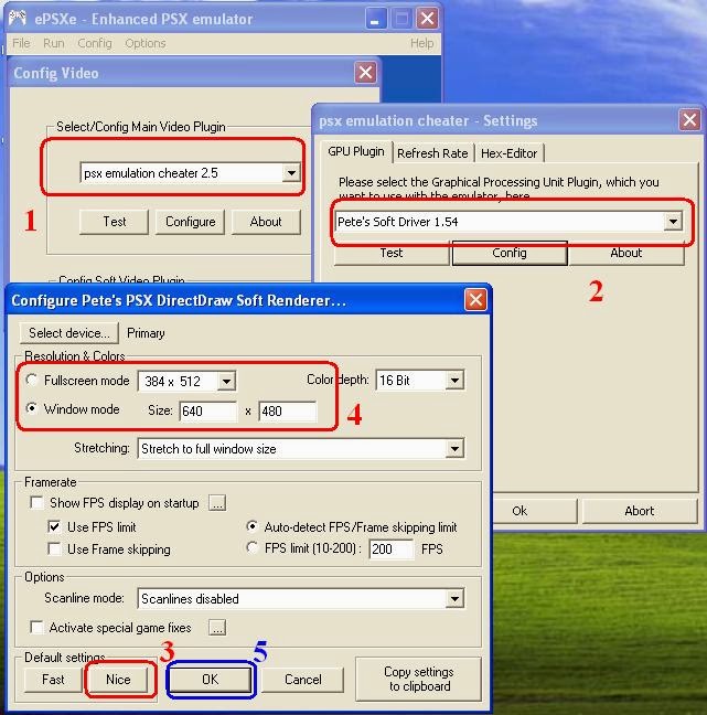 Configurer ePSXe